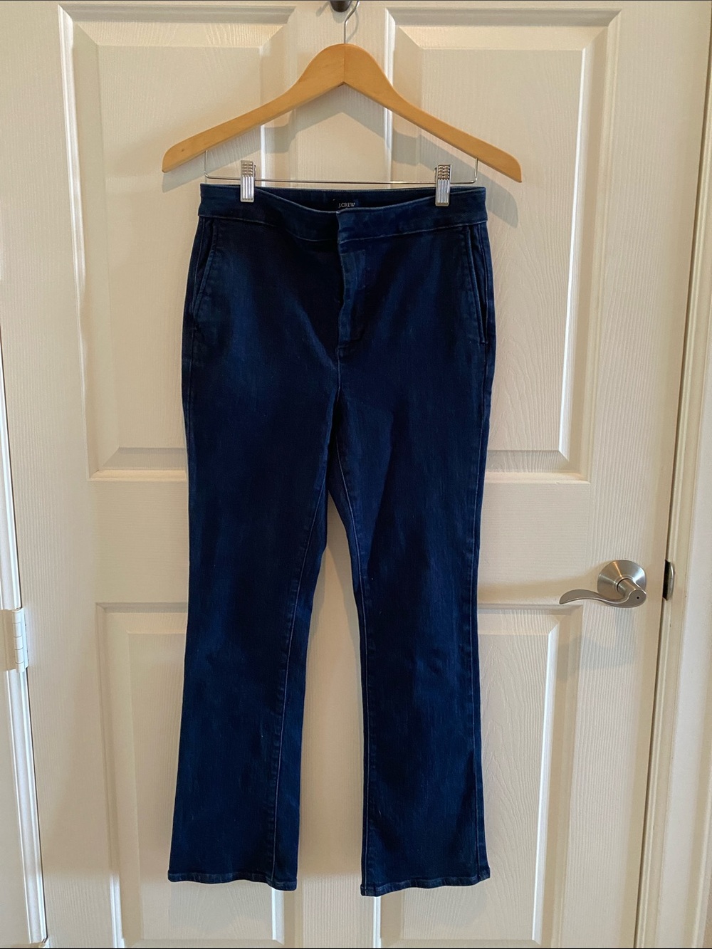 J. Crew Dark Indigo Straight Trouser Jeans